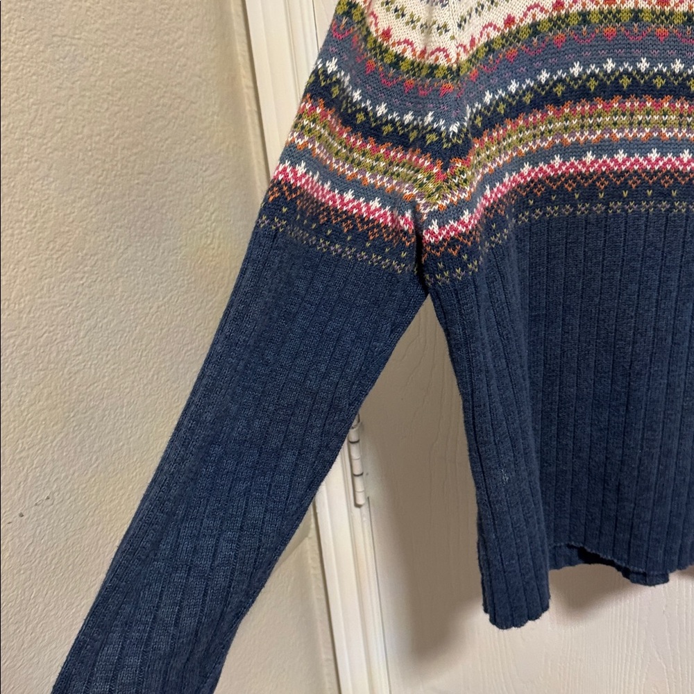Shaver Lake Women’s XL Full Zip‎ Cardigan Sweater Long Sleeve Colorful Casual - Picture 7 of 10